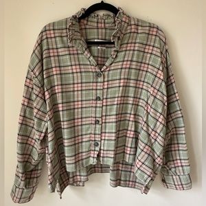 Isabel Marant Plaid Flannel Blouse